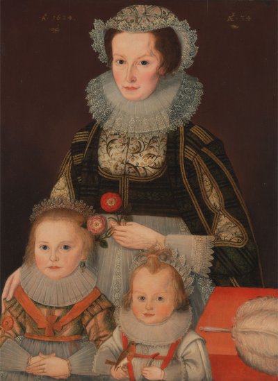 Portrait of a Lady and Her Two Children by Unknown